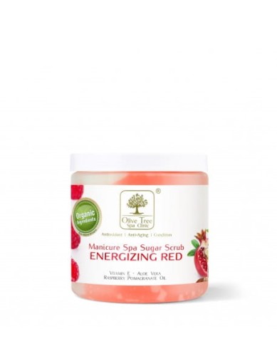 Peeling cukrowy Olive Tree Spa Clinic Sugar Scrub Energizing Red 400g