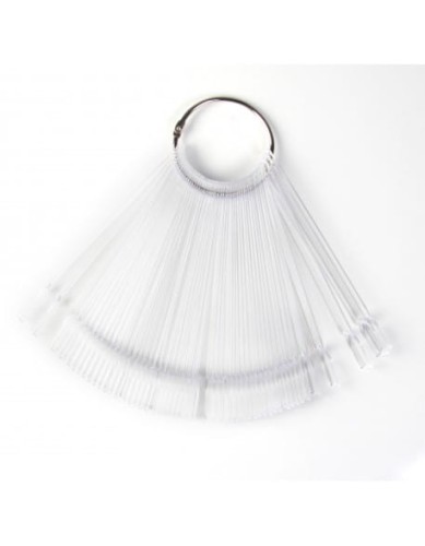 Paleta kolorów (tipsy na kółku) - przezroczyste