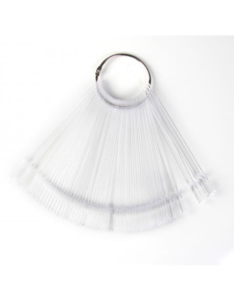 Paleta kolorów (tipsy na kółku) - przezroczyste