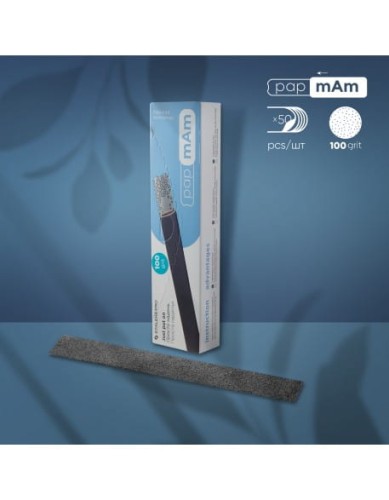 Pilnik - uzupełnienie Staleks Pro dwustronne nakładki z miękką pianką "papmAm" 100 grit - 50szt.