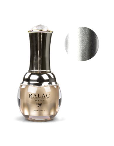 Lakier hybrydowy RaNails RaLac Gel Polish 10ml - 400 - Metal Silver - bazowy Metallic Collection