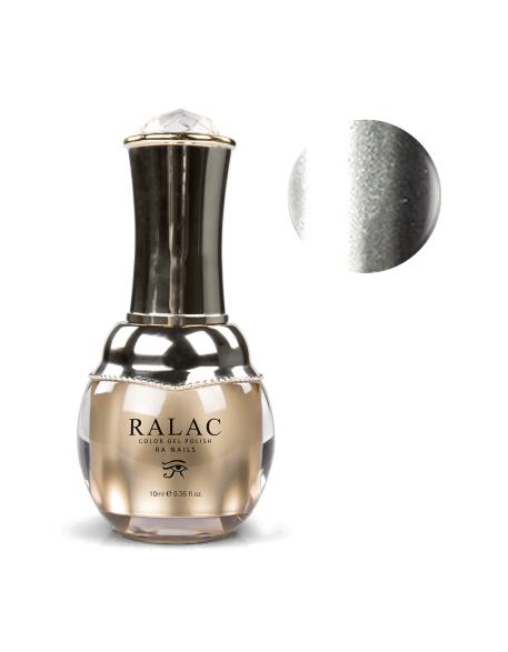 Lakier hybrydowy RaNails RaLac Gel Polish 10ml - 400 - Metal Silver - bazowy Metallic Collection