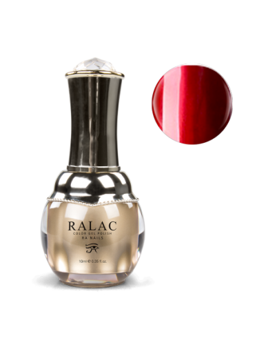 Lakier hybrydowy RaNails RaLac Gel Polish 10ml - 402 - Metal Red - Metallic Collection