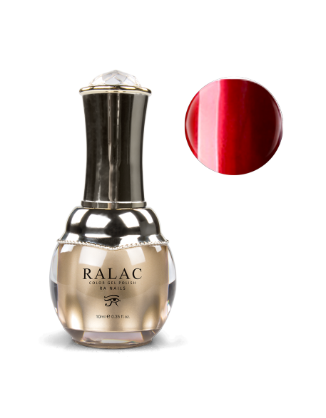 Lakier hybrydowy RaNails RaLac Gel Polish 10ml - 402 - Metal Red - Metallic Collection