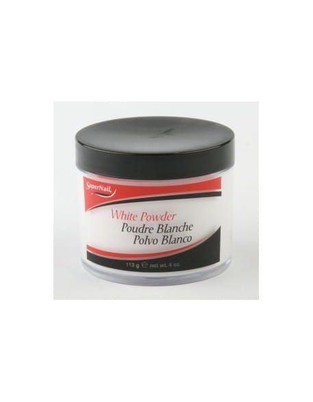 Puder akrylowy SuperNail White Powder - biały - 120g