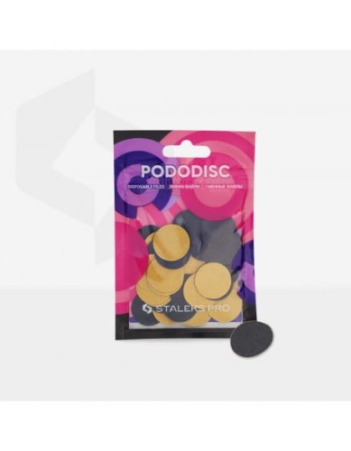 Nakładki Staleks PODO DISC M (20mm)100grit (50pc)
