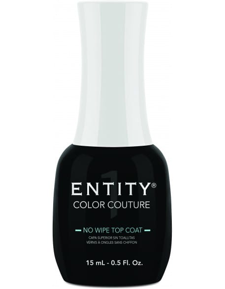 Top bez przemywania do manicure hybrydowego Entity No Wipe Top Coat 15 ml