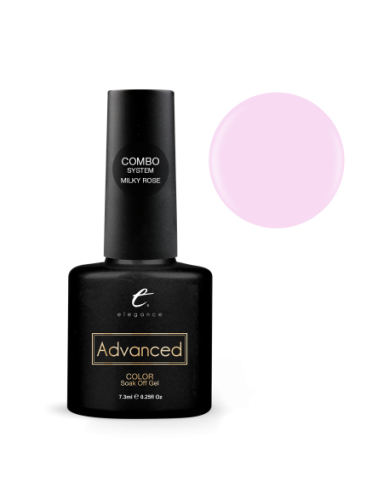 Baza coverowa do manicure hybrydowego Elegance COMBO System 7.3 ml – Milky Rose