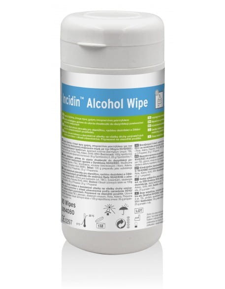 Chusteczki do dezynfekcji wyrobów medycznych Ecolab Incidin Alkohol Wipes 90szt.