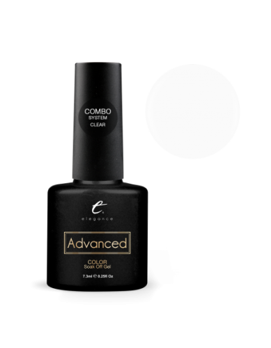 Baza coverowa do manicure hybrydowego Elegance COMBO System 7.3 ml – Clear
