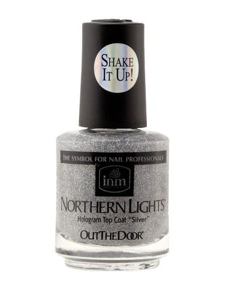 Utwardzacz INM Northern Lights Top Coat 15 ml - Silver