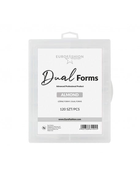 Górne formy Euro Fashion Dual Forms 120szt. - Almond