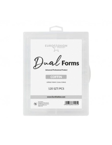 Górne formy Euro Fashion Dual Forms 120szt. - Coffin