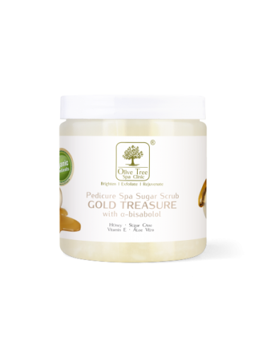 Peeling cukrowy Olive Tree Spa Clinic Sugar Scrub Gold Treasure 200g