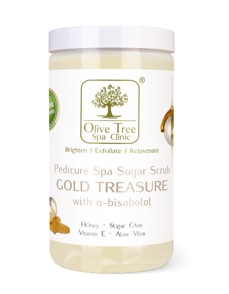 Peeling cukrowy Olive Tree Spa Clinic Sugar Scrub Gold Treasure 950g