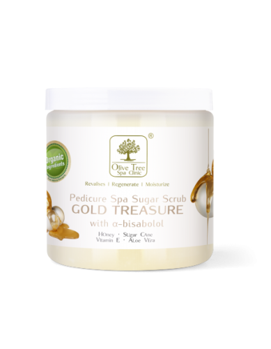 Peeling cukrowy Olive Tree Spa Clinic Sugar Scrub Gold Treasure 400g