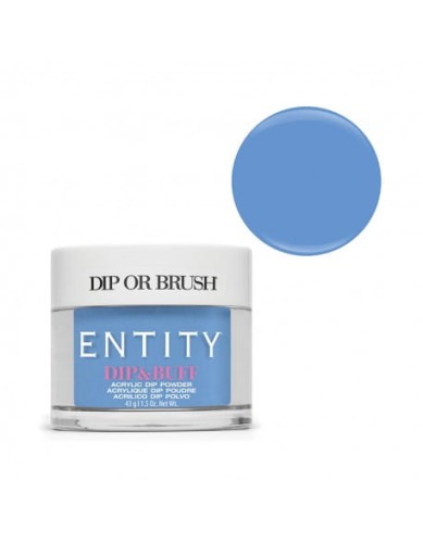Puder Entity Dip&amp;Buff Acrylic Dip Powder 43g - Naturally Blue-Tiful - New Beginnings Collection