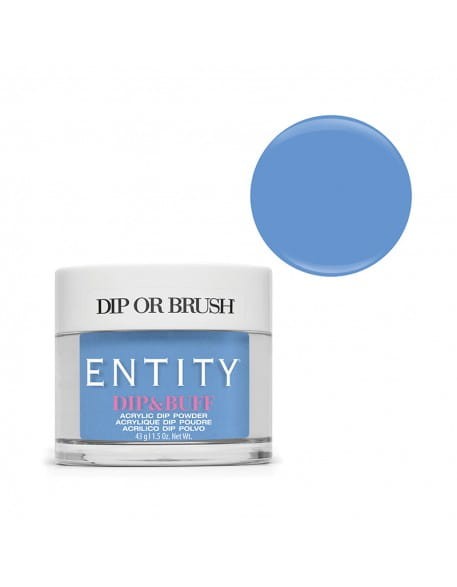 Puder Entity Dip&amp;Buff Acrylic Dip Powder 43g - Naturally Blue-Tiful - New Beginnings Collection