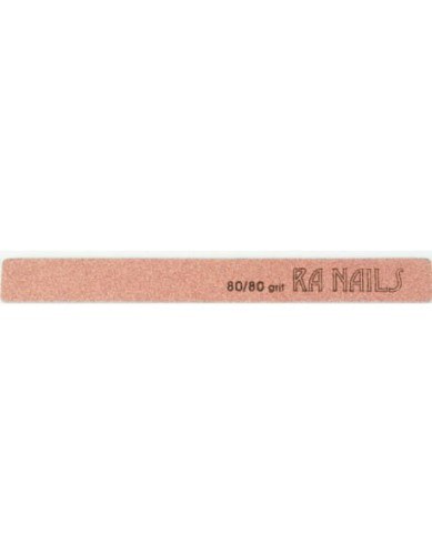 Pilnik prosty RaNails 80/80 - miedziany