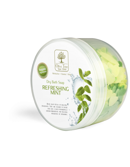Płatki Olive Tree Spa Clinic Dry Bath Soap Refreshing Mint 757ml