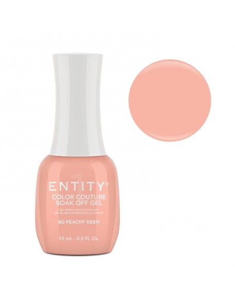Lakier hybrydowy ENTITY One Color Couture Soak Off Gel 15ml - So Fresh Collection - So Peachy Keen