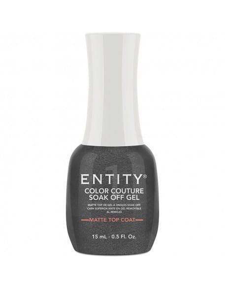 Top coat hybrydowy matowy Entity One Color Couture Matte Top Coat 15ml