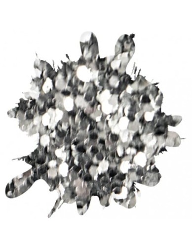 Brokat Color Club Nail Art Glitter 28.35g - Silver Glitter