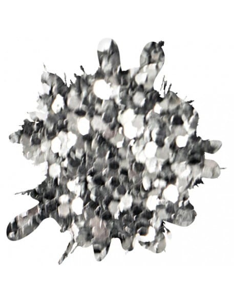 Brokat Color Club Nail Art Glitter 28.35g - Silver Glitter