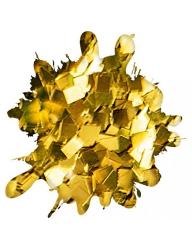 Brokat Color Club Nail Art Glitter 28.35g - Gold Square Glitter