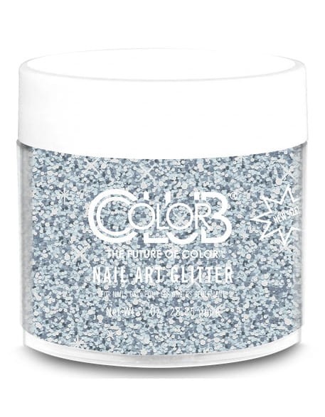 Brokat Color Club Nail Art Glitter 28.35g - Silver Small Glitter