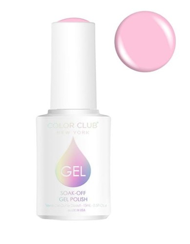 Lakier hybrydowy Color Club Soak-Off Gel Polish 15ml - 1380 - Great Minds Pink Alike