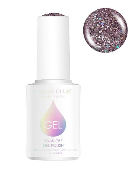 Lakier hybrydowy Color Club Soak-Off Gel Polish 15ml - 1381 - Life Sized Luxury