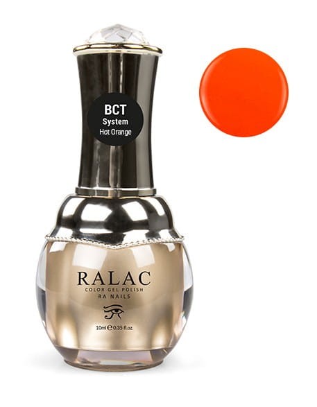 Baza coverowa do manicure hybrydowego RaNails RALAC BCT System 10 ml – Hot Orange