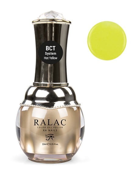 Baza coverowa do manicure hybrydowego RaNails RALAC BCT System 10 ml – Hot Yellow
