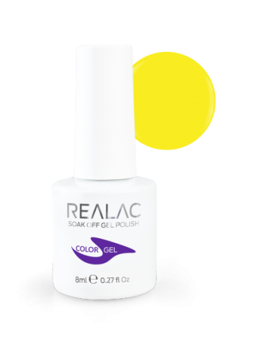 Lakier hybrydowy Realac Soak Off Gel Polish 8ml - Greatest Hits Collection - 154 - Yellow Submarine