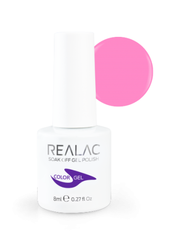 Lakier hybrydowy Realac Soak Off Gel Polish 8ml - Greatest Hits Collection - 157 - Pretty In Pink