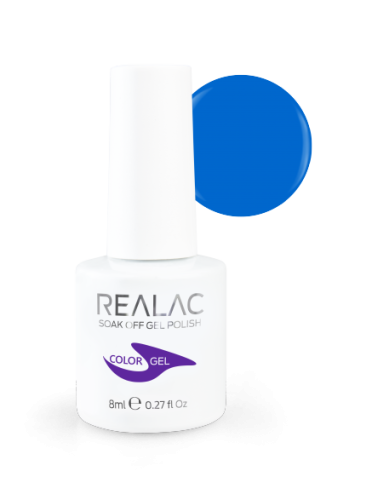 Lakier hybrydowy Realac Soak Off Gel Polish 8ml - Greatest Hits Collection - 158 - Blue Ba You