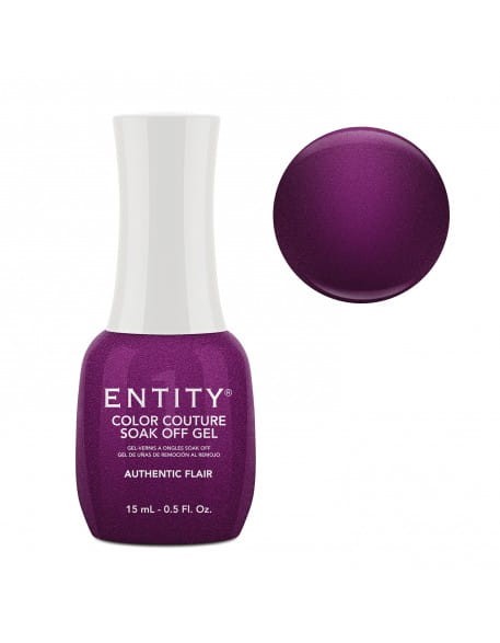 Lakier hybrydowy ENTITY One Color Couture Soak Off Gel 15ml - Vintage Gossip Collection -  Authentic Flair