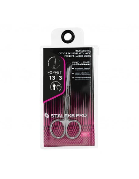 Nożyczki Staleks Pro Expert 13|3 Cuticle Scissors - dla leworęcznych
