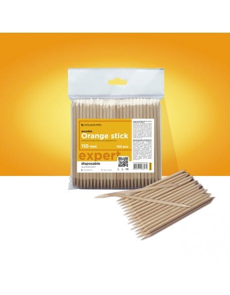Patyczki drewniane do manicure Staleks DOS-30/100 - 110mm - 100szt.