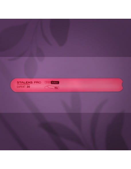 Pilnik plastikowy prosty (baza) Staleks Nail File Base EXPERT 20