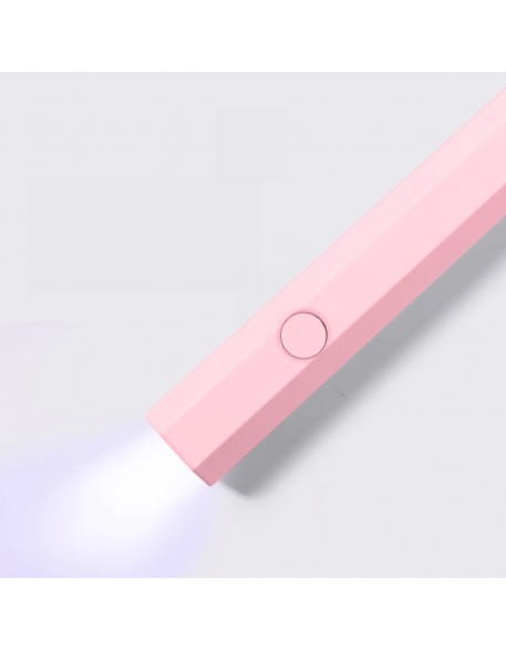 Mini lampa UV/LED 3W - różowa