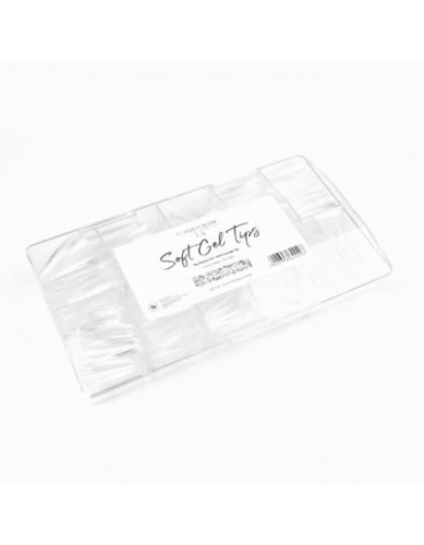 Tipsy Soft Gel Tips Long Coffin 500 szt.
