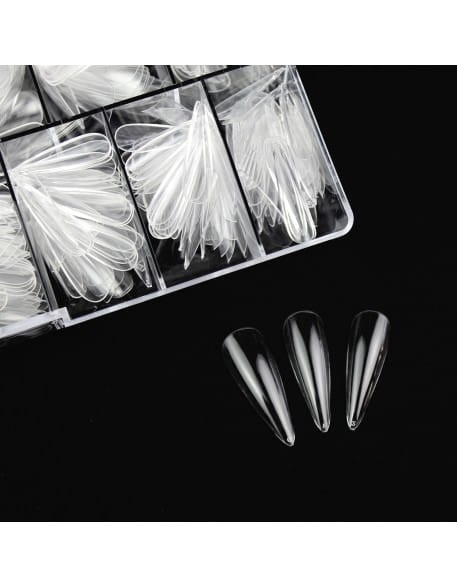 Tipsy Soft Gel Tips Long Stiletto 500 szt.