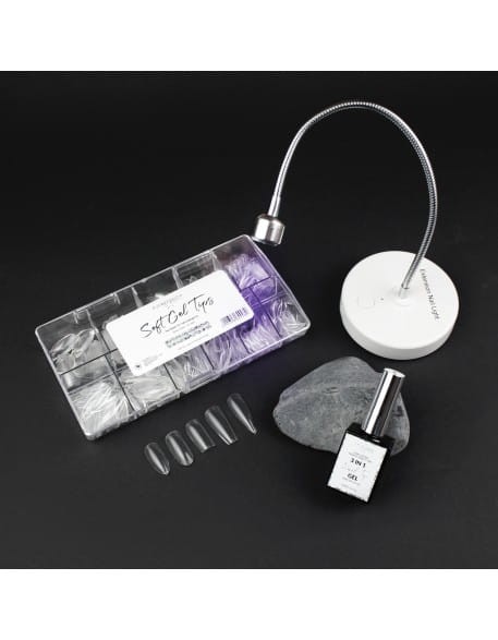 Tipsy Soft Gel Tips Medium Almond 500 szt.