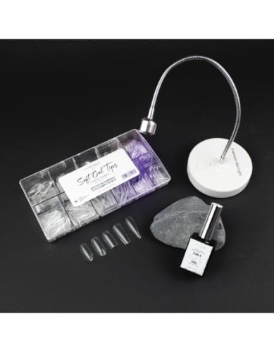 Żel do tipsów Soft Gel Tips 3 in 1 Nail Tip Gel Soak Off 15ml