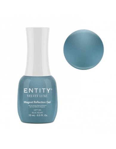 Lakier hybrydowy ENTITY Velevt Luxe Magnet Reflection Gel 15ml - Left On Blue Velvert
