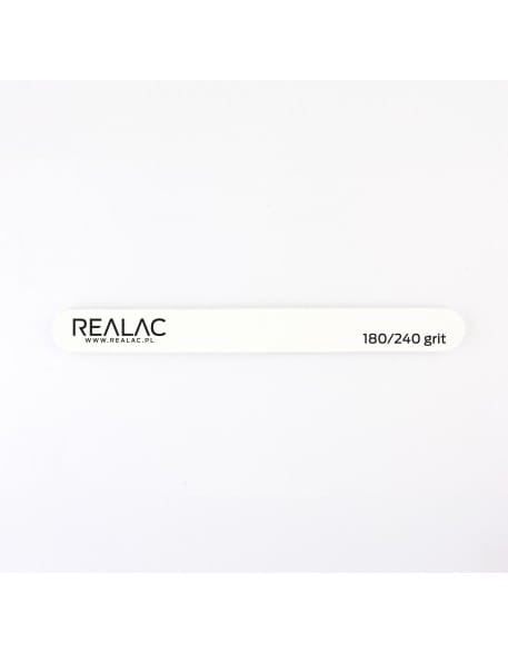 Pilnik REALAC prosty biały 180/240