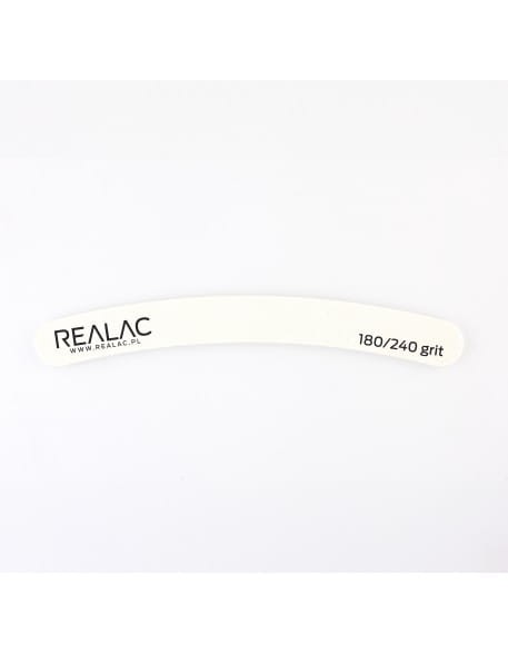 Pilnik REALAC banan biały 180/240