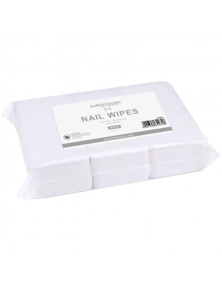 Waciki bezpyłowe Euro Fashion Lint-Free Nail Wipes 300szt. - białe